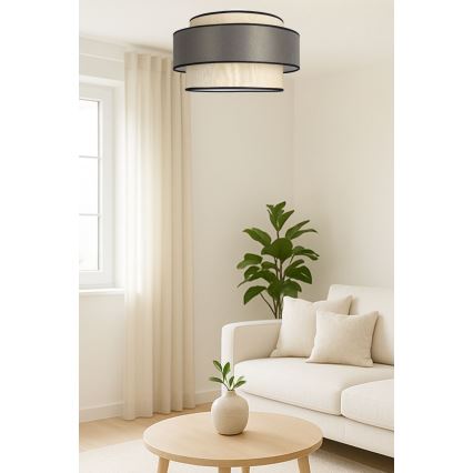 Ceiling light GRACE 1xE27/60W/230V creamy/grey