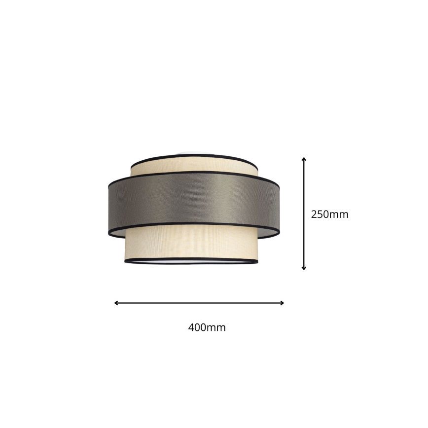 Ceiling light GRACE 1xE27/60W/230V creamy/grey