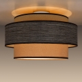 Ceiling light GRACE 1xE27/60W/230V d. 40 cm beige/brown