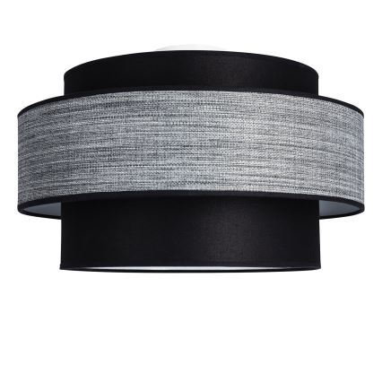 Ceiling light GRACE 1xE27/60W/230V d. 40 cm black/grey
