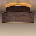 Ceiling light GRACE 1xE27/60W/230V d. 40 cm brown/beige
