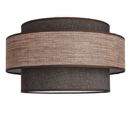 Ceiling light GRACE 1xE27/60W/230V d. 40 cm brown/beige