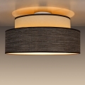 Ceiling light GRACE 1xE27/60W/230V d. 40 cm creamy/brown