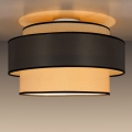 Ceiling light GRACE 1xE27/60W/230V d. 40 cm creamy/grey