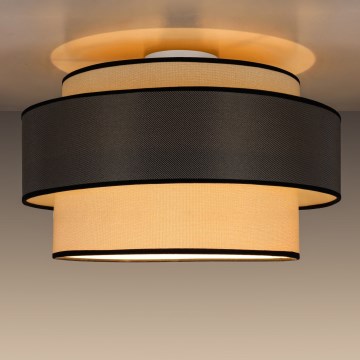 Ceiling light GRACE 1xE27/60W/230V d. 40 cm creamy/grey