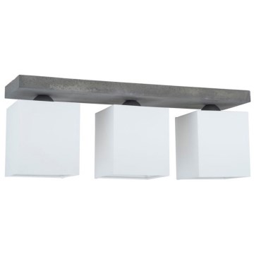 Ceiling light GREAT 3xE27/25W/230V concrete