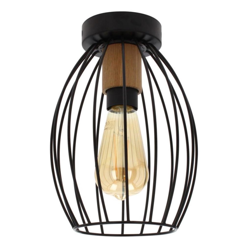 Ceiling light GUNNAR 1xE27/60W/230V oak
