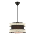 Ceiling light HALO 1xE27/60W/230V black/cream