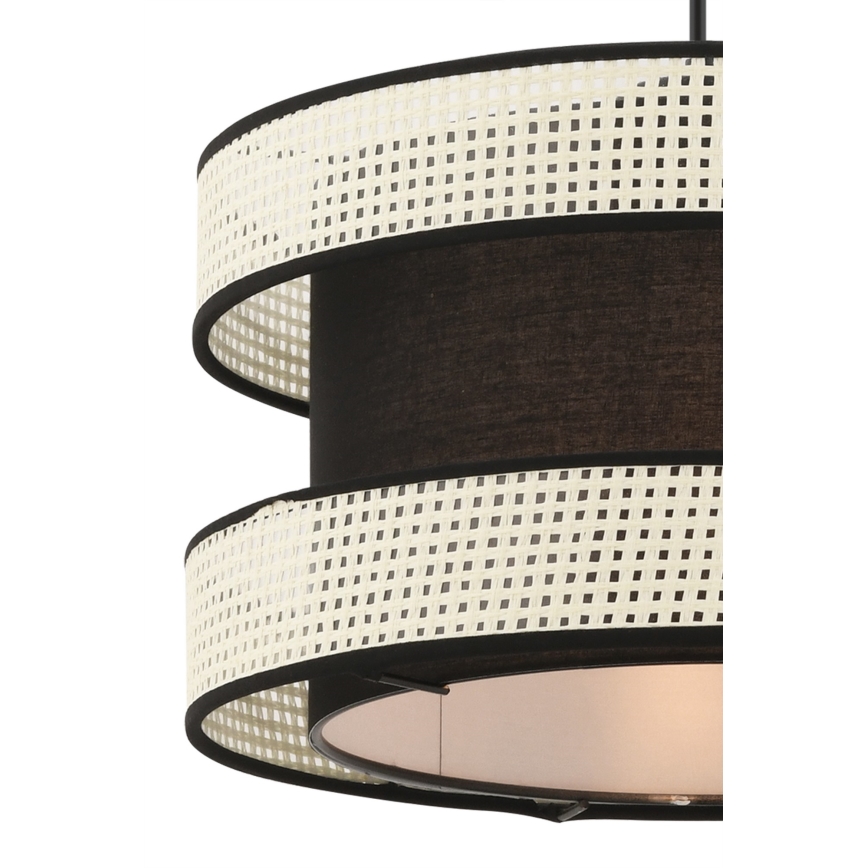 Ceiling light HALO 1xE27/60W/230V black/cream