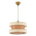 Ceiling light HALO 1xE27/60W/230V brown/cream