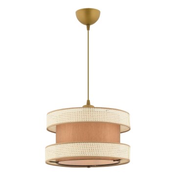 Ceiling light HALO 1xE27/60W/230V brown/cream
