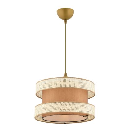 Ceiling light HALO 1xE27/60W/230V brown/cream
