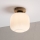 Ceiling light HARMA WOOD 1x E27/15W/230V oak/white Ø 20 cm