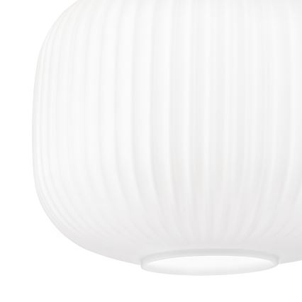 Ceiling light HARMA WOOD 1xE27/15W/230V Oak/White Ø 25 cm