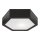 Ceiling light HEX 1xE27/60W/230V d. 32 cm pine black