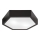 Ceiling light HEX 2xE27/60W/230V d. 43 cm pine wenge