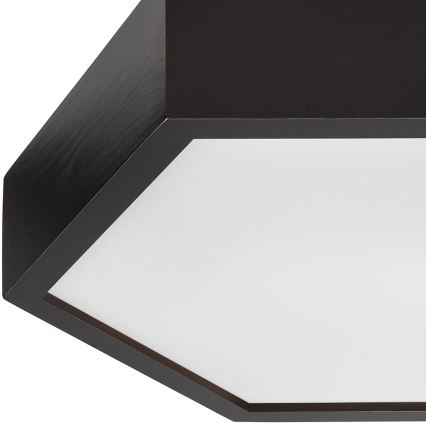 Ceiling light HEX 2xE27/60W/230V d. 43 cm pine wenge