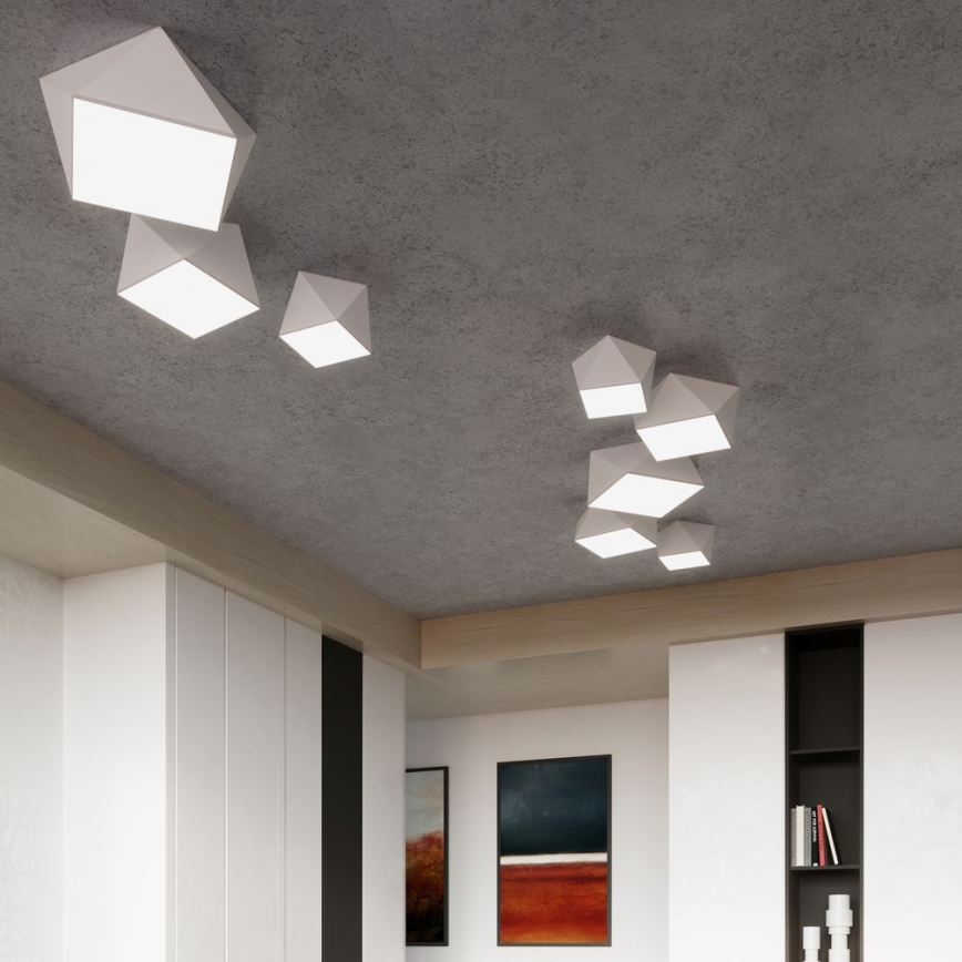 Ceiling light HEXA 2xE27/60W/230V white