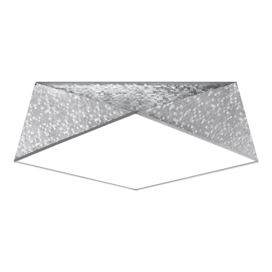 Ceiling light HEXA 3xE27/60W/230V silver