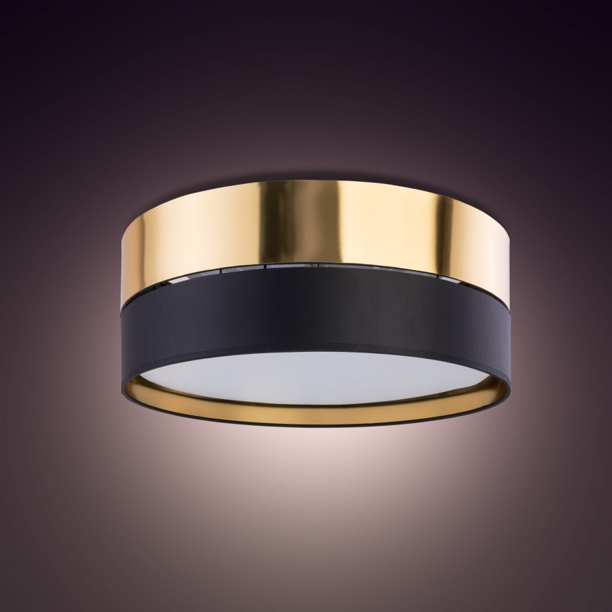 Ceiling light HILTON 3xE27/15W/230V d. 45 cm brass/black