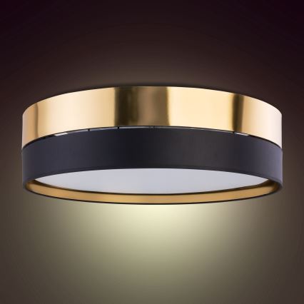 Ceiling light HILTON 4xE27/15W/230V d. 60 cm brass/black