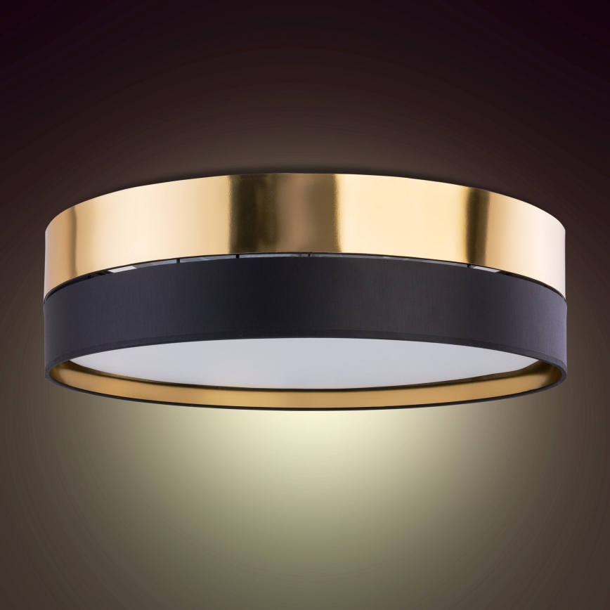 Ceiling light HILTON 4xE27/15W/230V d. 60 cm brass/black