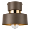 Ceiling light IGNIA 1xE27/60W/230V brown/gold
