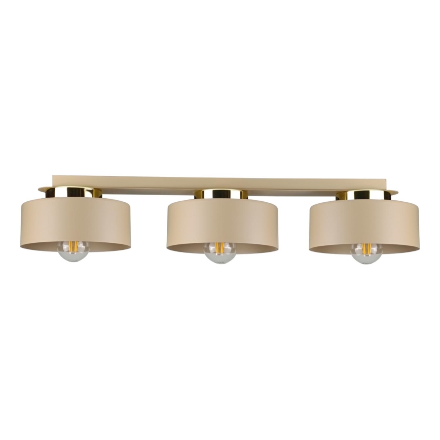 Ceiling light IGNIA 3xE27/60W/230V taupe