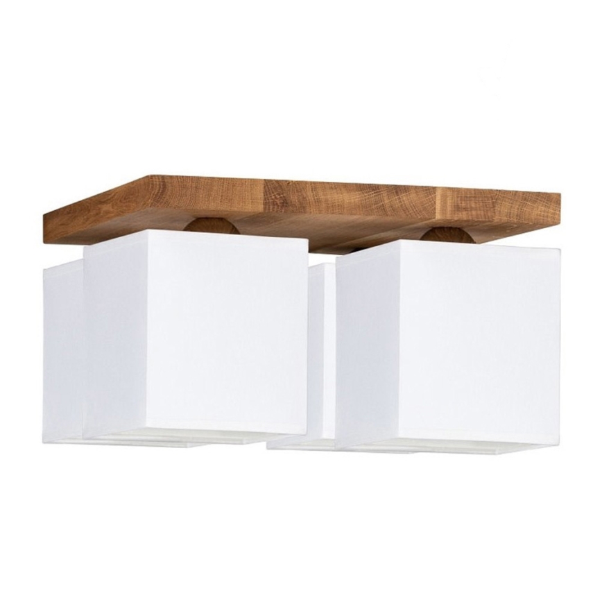 Ceiling light INGER 4xE27/25W/230V oak