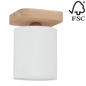 Ceiling light JENTA 1xE27/25W/230V oak - FSC certified