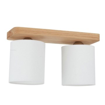 Ceiling light JENTA 2xE27/25W/230V oak