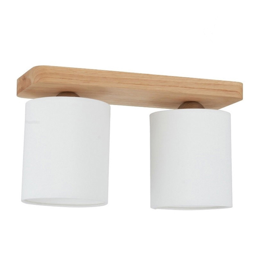 Ceiling light JENTA 2xE27/25W/230V oak