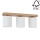 Ceiling light JENTA 3xE27/25W/230V oak - FSC certified