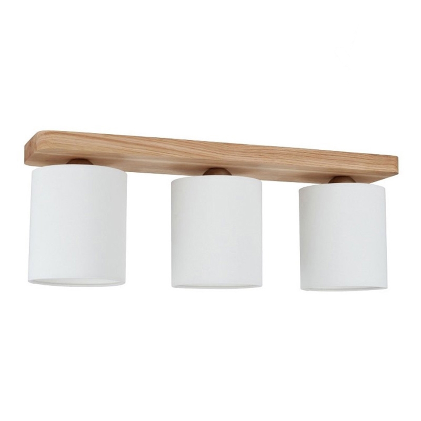 Ceiling light JENTA 3xE27/25W/230V oak