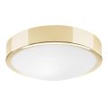 Ceiling light JONAS 1xE27/60W/230V d. 26 cm golden
