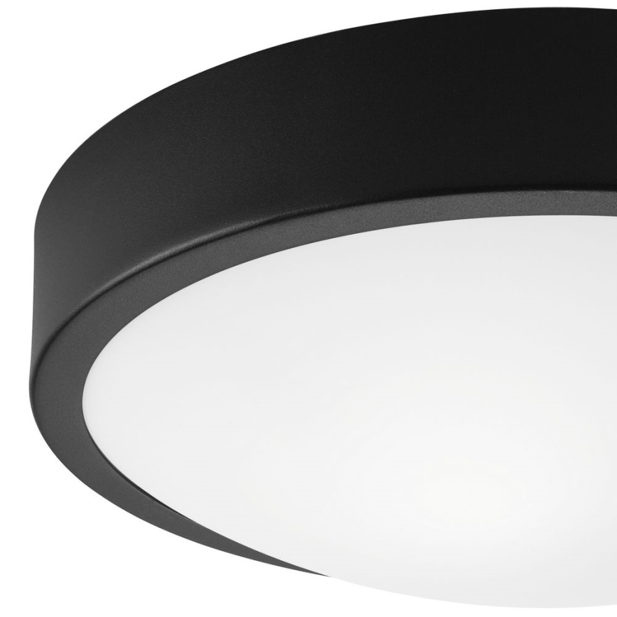 Ceiling light JONAS 2xE27/60W/230V d. 36 cm black