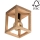 Ceiling light KAGO 1xE27/60W/230V matte oak - FSC certified
