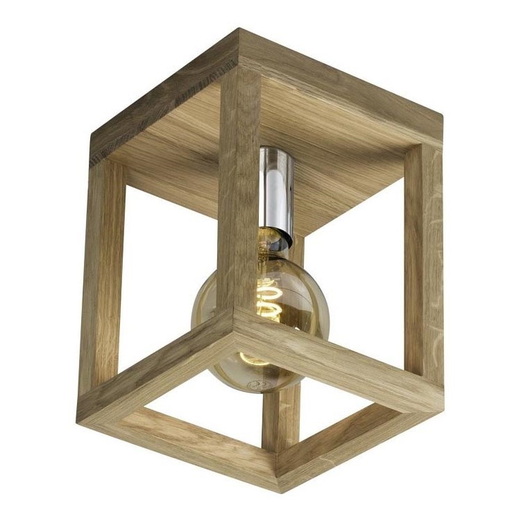 Ceiling light KAGO 1xE27/60W/230V matte oak