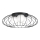 Ceiling light KRONOS 3xE14/40W/230V