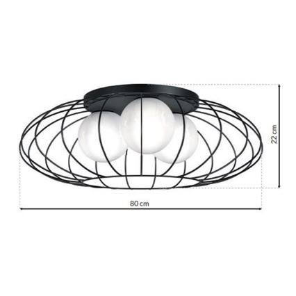 Ceiling light KRONOS 3xE14/40W/230V
