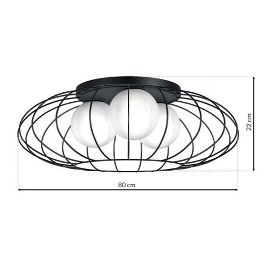 Ceiling light KRONOS 3xE14/40W/230V