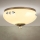 Ceiling light LANDHAUS 1xE27/60W/230V Ø 21 cm bronze/beige/blue
