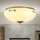 Ceiling light LANDHAUS 2xE27/60W/230V Ø 28 cm bronze/beige/green
