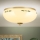 Ceiling light LANDHAUS 3xE27/60W/230V Ø 35 cm brass/beige/green