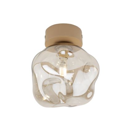 Ceiling light LAVA 1xG9/8W/230V beige/smoked beige