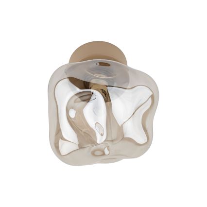 Ceiling light LAVA 1xG9/8W/230V beige/smoked beige