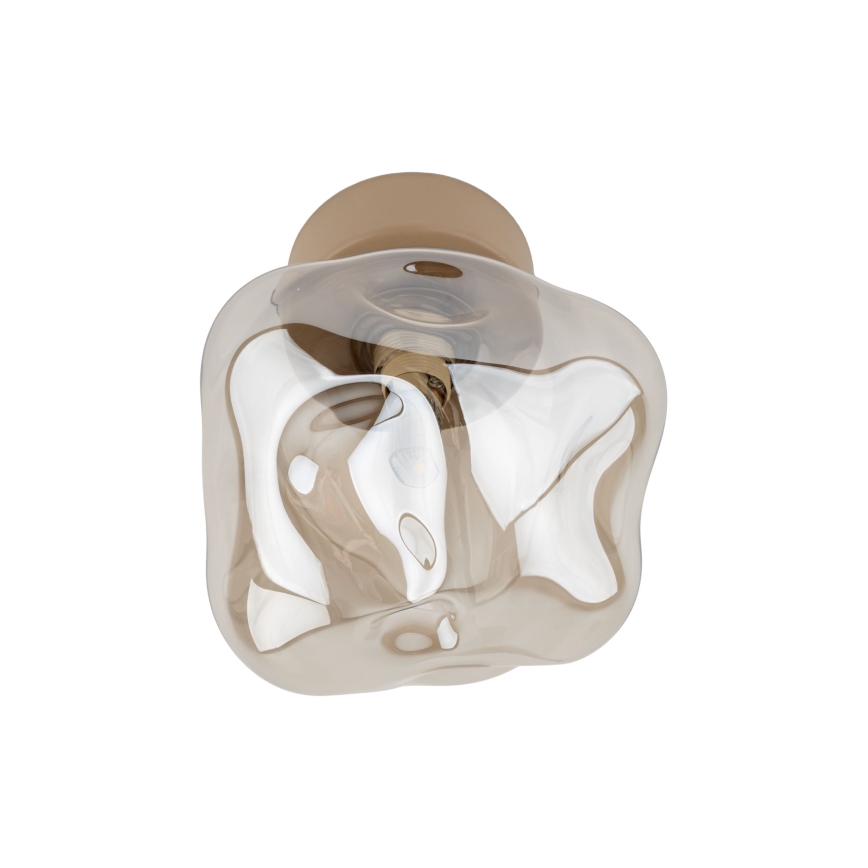 Ceiling light LAVA 1xG9/8W/230V beige/smoked beige