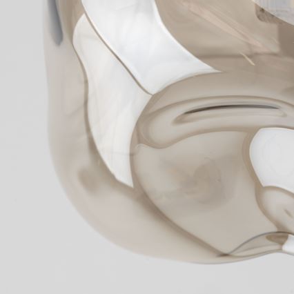 Ceiling light LAVA 1xG9/8W/230V beige/smoked beige
