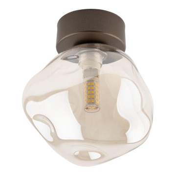 Ceiling light LAVA 1xG9/8W/230V, bronze/smoked beige