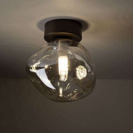 Ceiling light LAVA 1xG9/8W/230V, bronze/smoked beige